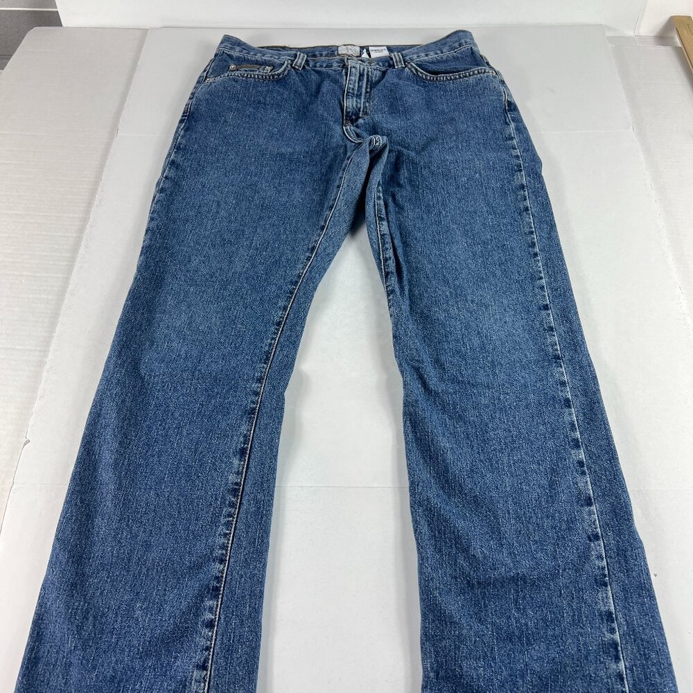 Y2K Calvin Klein Jeans Junior's Measured 31x29* Boot Cut Blue Cotton Denim Tag 9